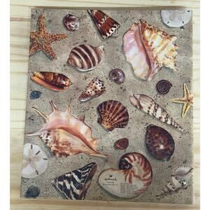 Hallmark Scrapbook Photo Album Treasured Memories Sea Shells PHA7102